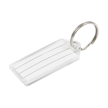 Homecare Products Metal Silver Labeling & ID Key Ring, 50PK HO2740009